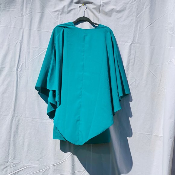 teal venus blouse - Picture 3 of 5